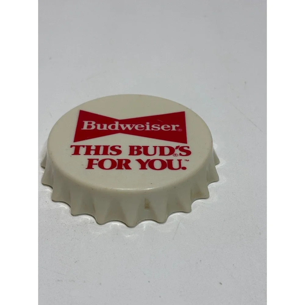 Budweiser Bottle Opener OS Cream Magnetic This Bud's For You Vintage